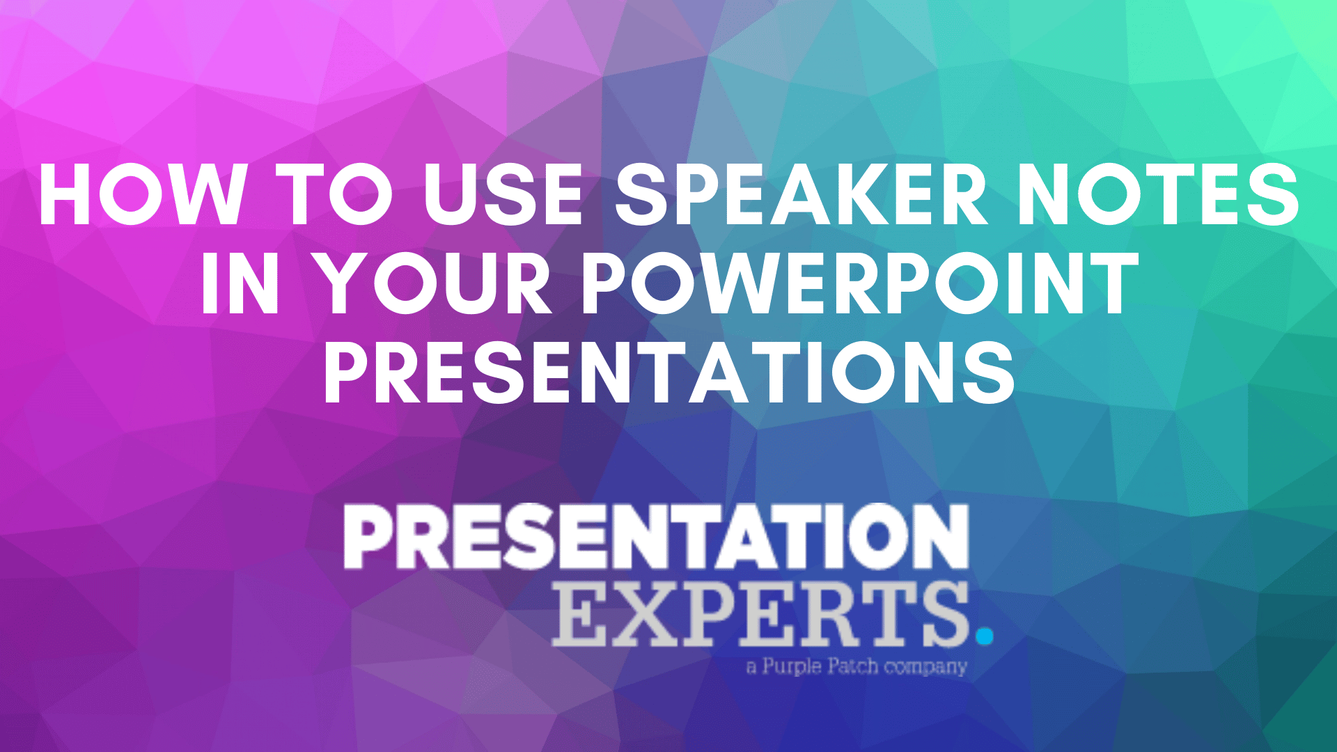 how to create a powerpoint presentation with speaker notes